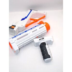 Nerf Retaliator N-Strike Elite Attachment Extension Barrel, shoulder, grip white